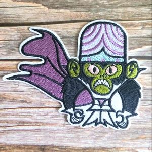 Mojojojo Powder Puff Girls Cartoon Villian Y2k Embroidered Iron on Patch.